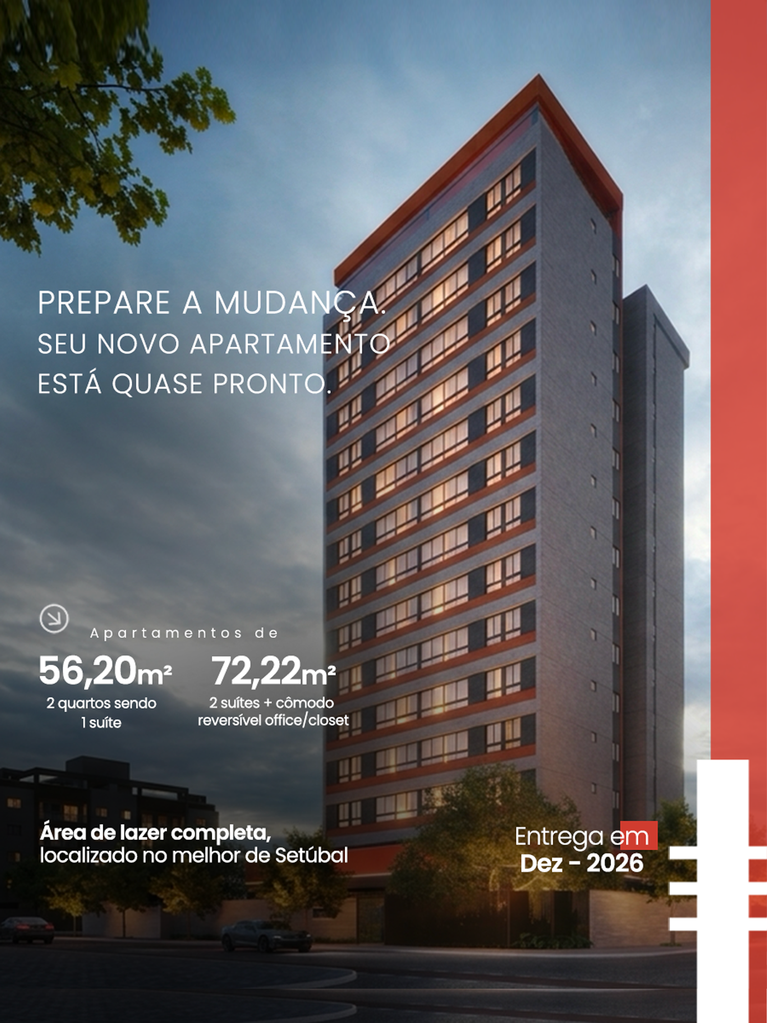 Porto Setúbal — apartamentos a partir de R$ 4.900 mensais, entrada em até 5x